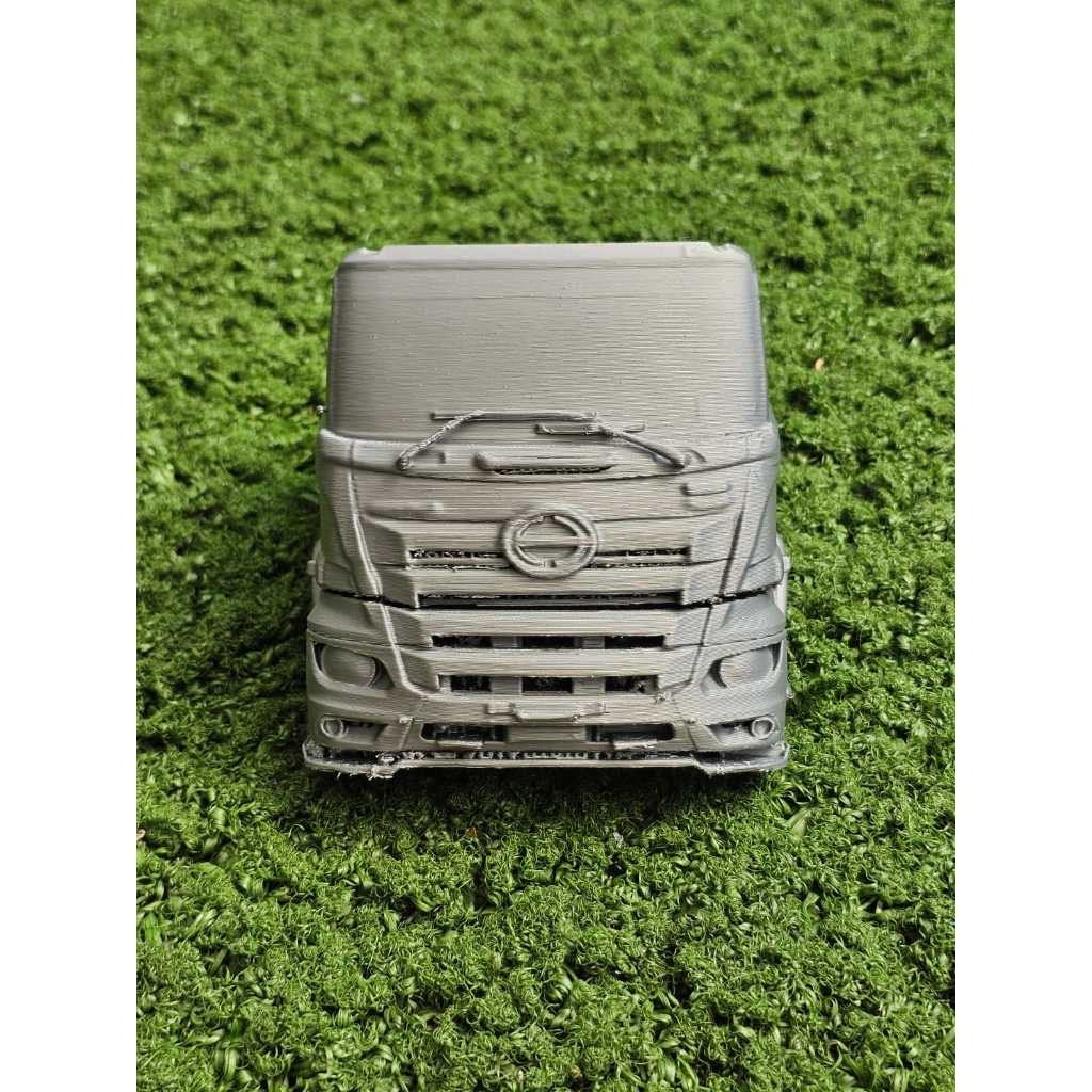 KABIN TRUK HINO 500 MINIATUR KABIN SKALA BUAT TRUK PLASTIK TERBARU BAHAN MODIFIKASI TRUK