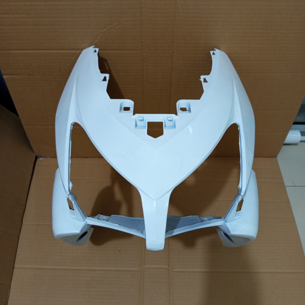 Tameng Panel Depan Vario 110 Karbu Cover Body Tameng Depan Vario 110 Karbu KVB PUTIH Narita