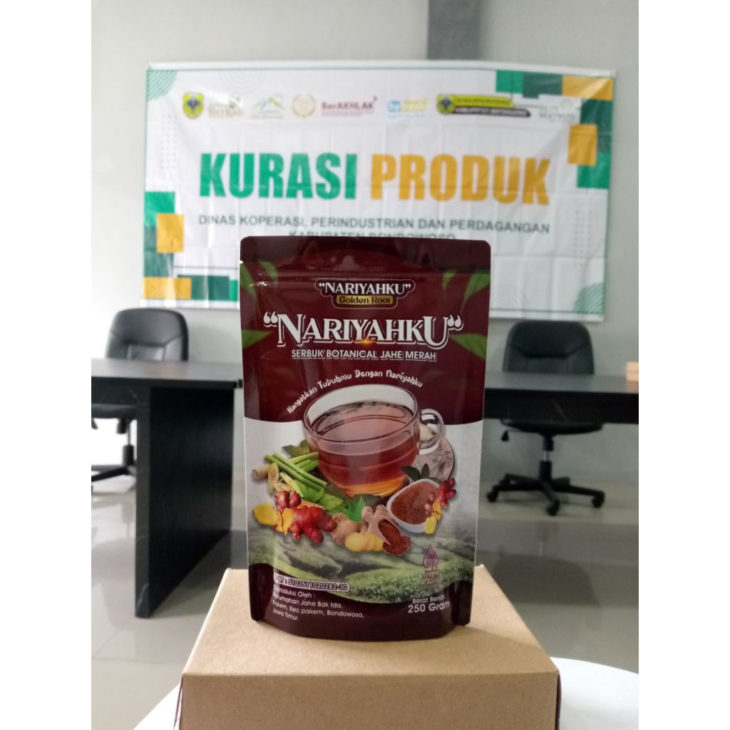 NARIYAHKU TEH HERBAL JAHE MERAH BUBUK