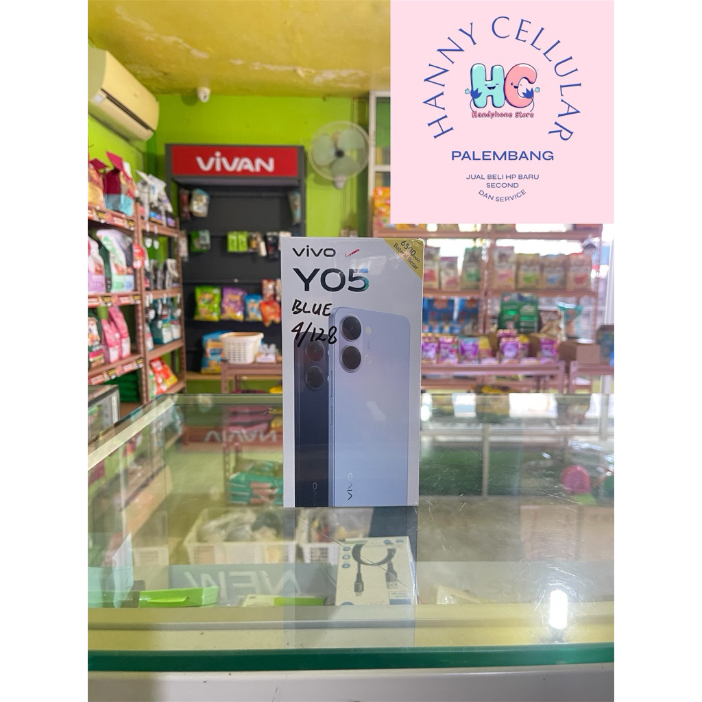 VIVO Y05 RAM 4+4 EXTENTED INTERNAL 128 GB GARANSI RESMI VIVO 12 BULAN