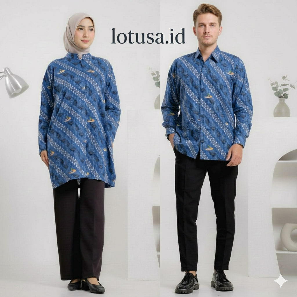 Seragam Guru Batik JSIT Terbaru Pria dan Wanita Furing dan Non Furing