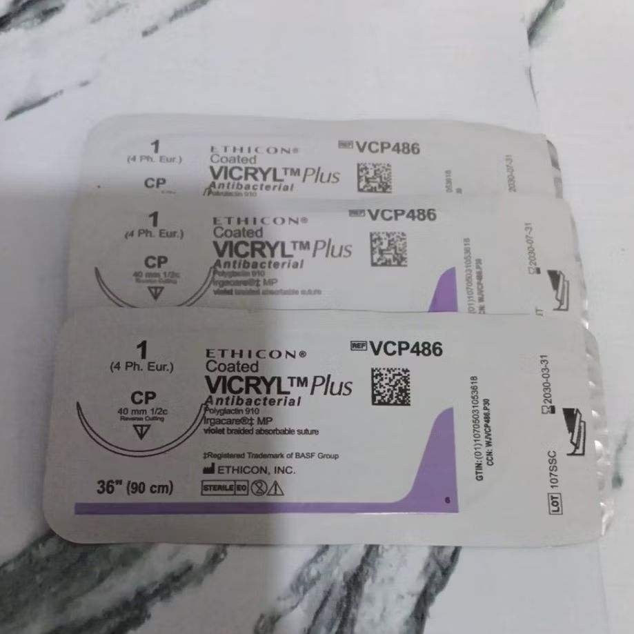 Vicryl Plus 1 vcp486 Reverse cutting Pcs vicryl Plus 1 cutting