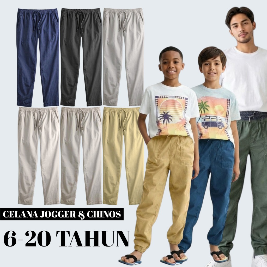 Celana Panjang Sonoma Original Fashion Anak Laki-Laki 6-20Tahun 3888