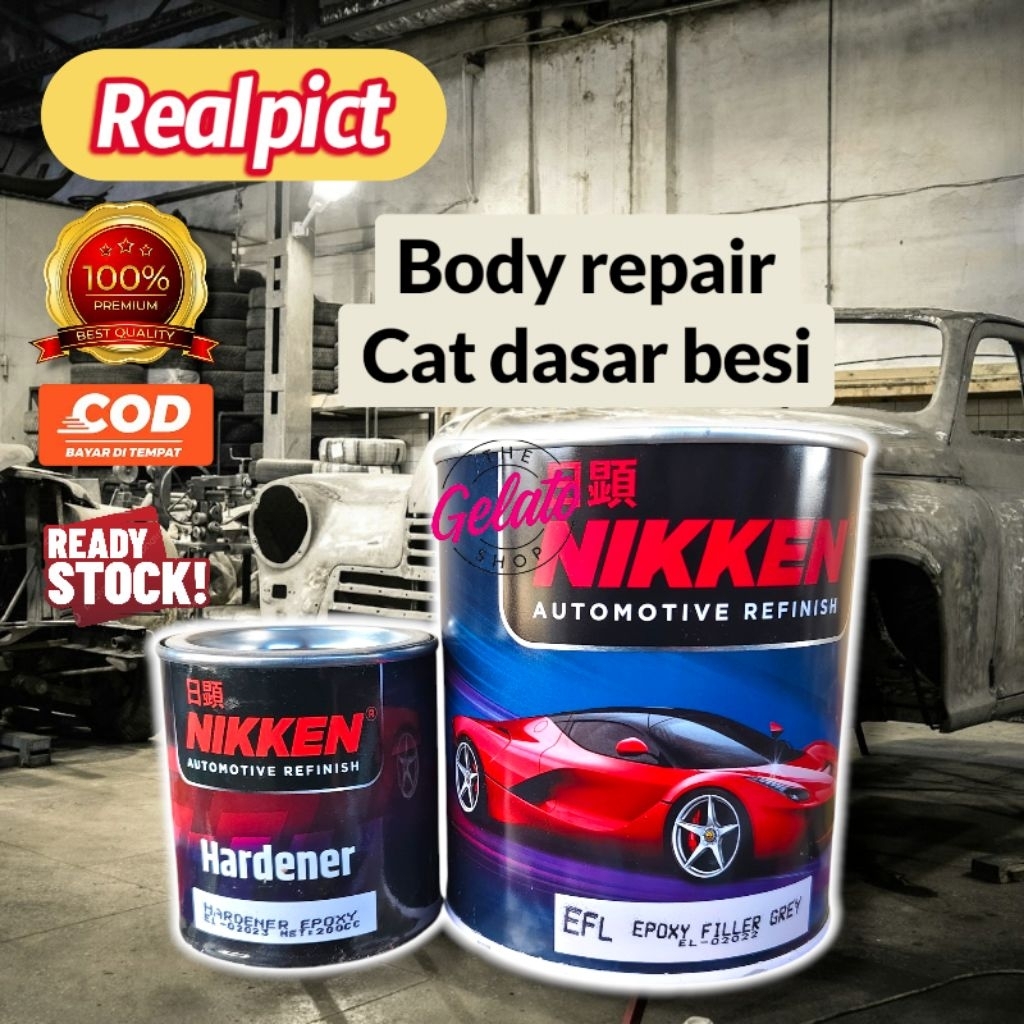 Cat dasar besi nikken epoxy filler realpict