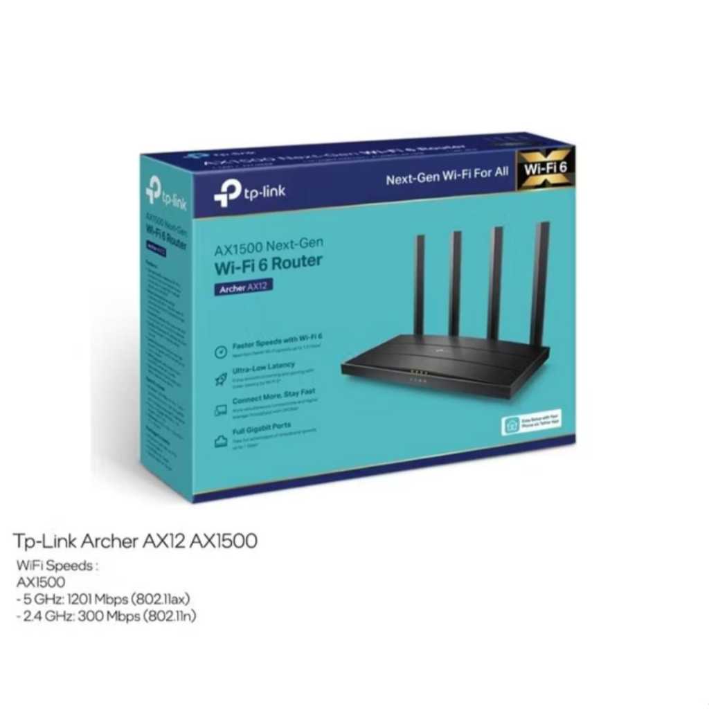 TP-Link Archer AX12 WiFi 6 Router AX1500 tp link router archer ax12 acces point Dual-Band Gigabit
