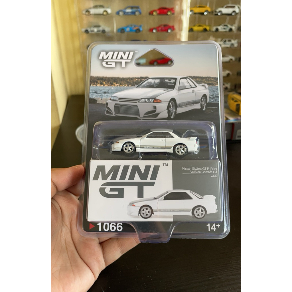 Mini Gt Nissan Skyline GT-R (R32) Veliside Combat White/Putih