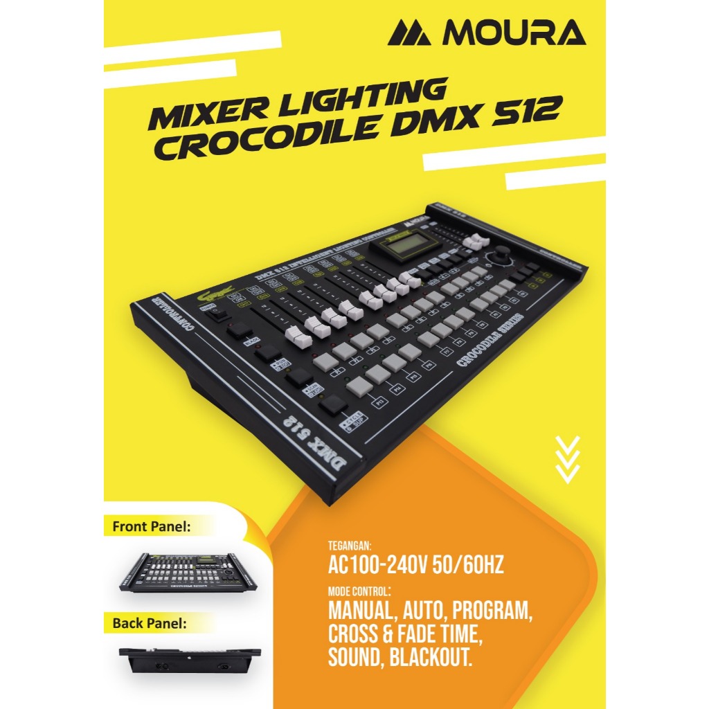 Mixer Lighting Crocodile DMX 512
