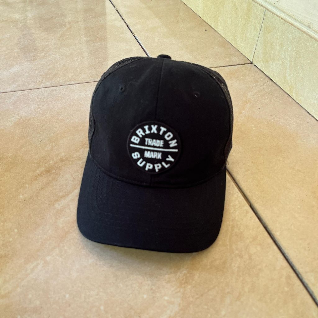 topi Brixton jaring hitam original