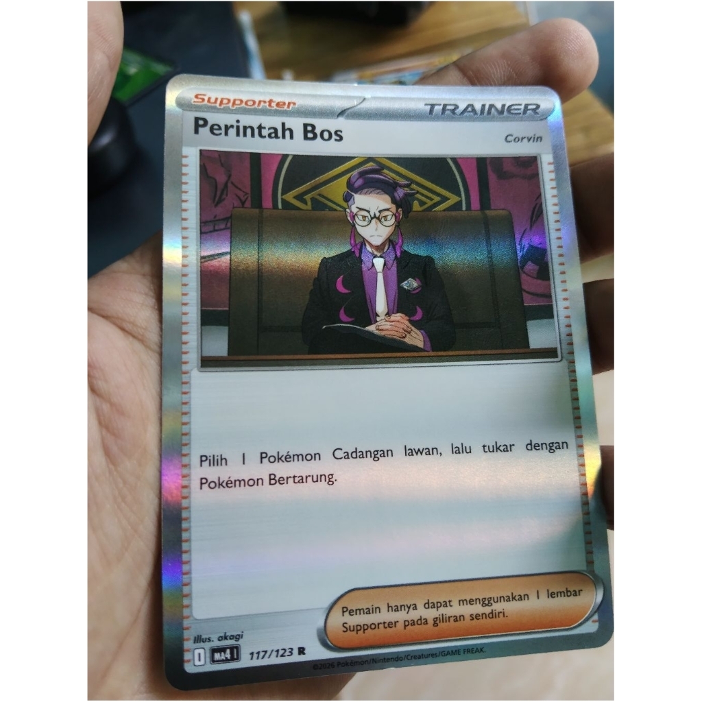 Kartu pokemon perintah bos