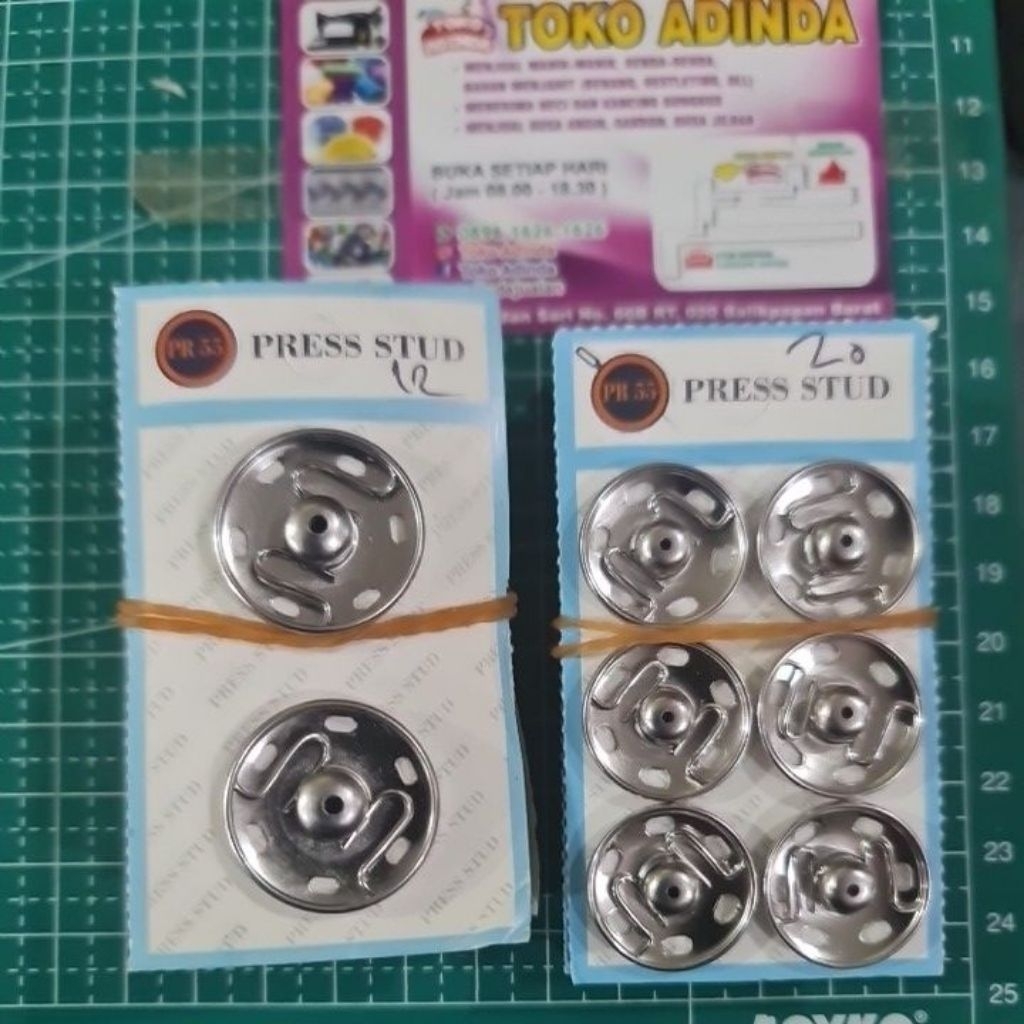 kancing jepretan jumbo 20 dan 22mm