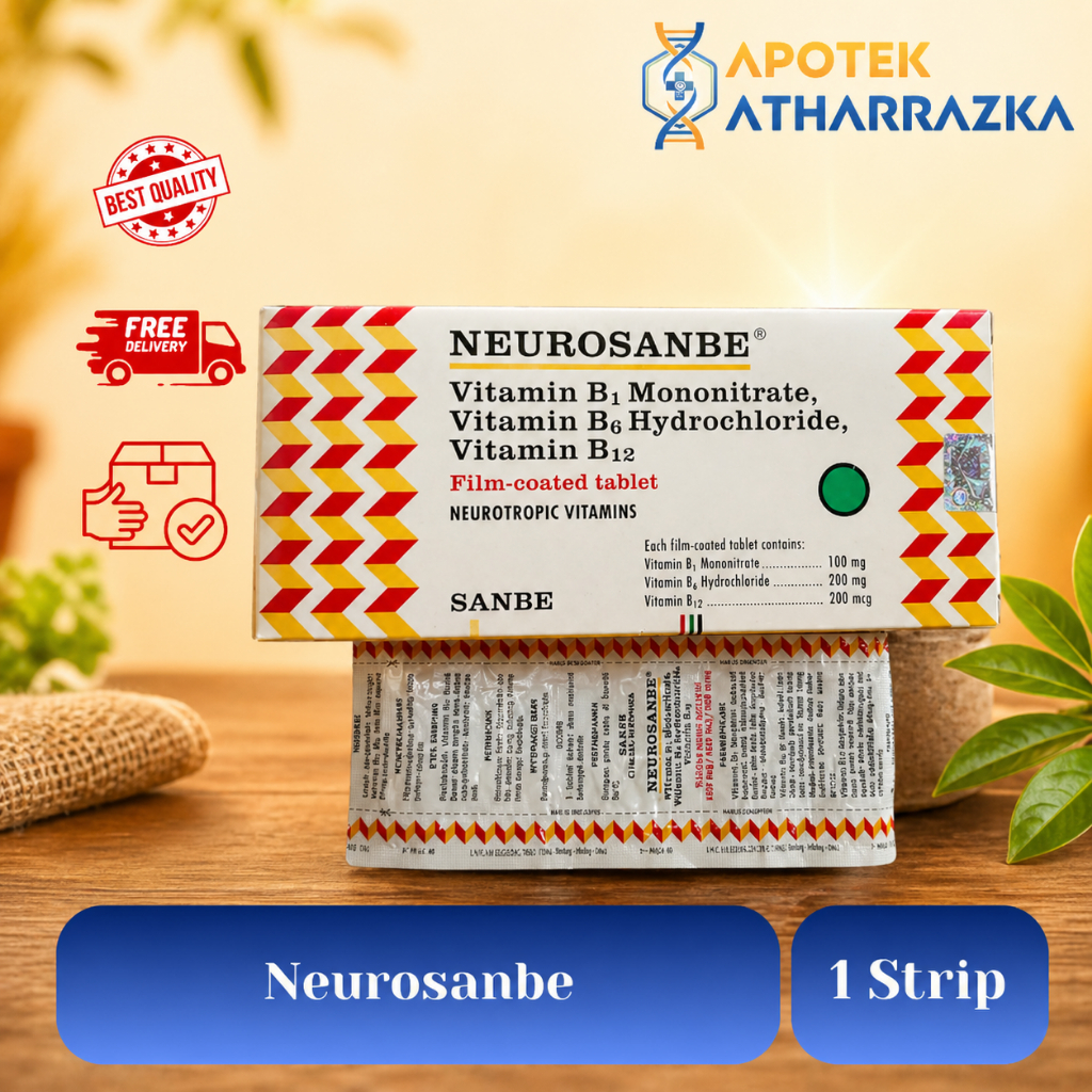 Neurosanbe suplemen vitamin B, dan Neuropati perifer, pegal-pegal