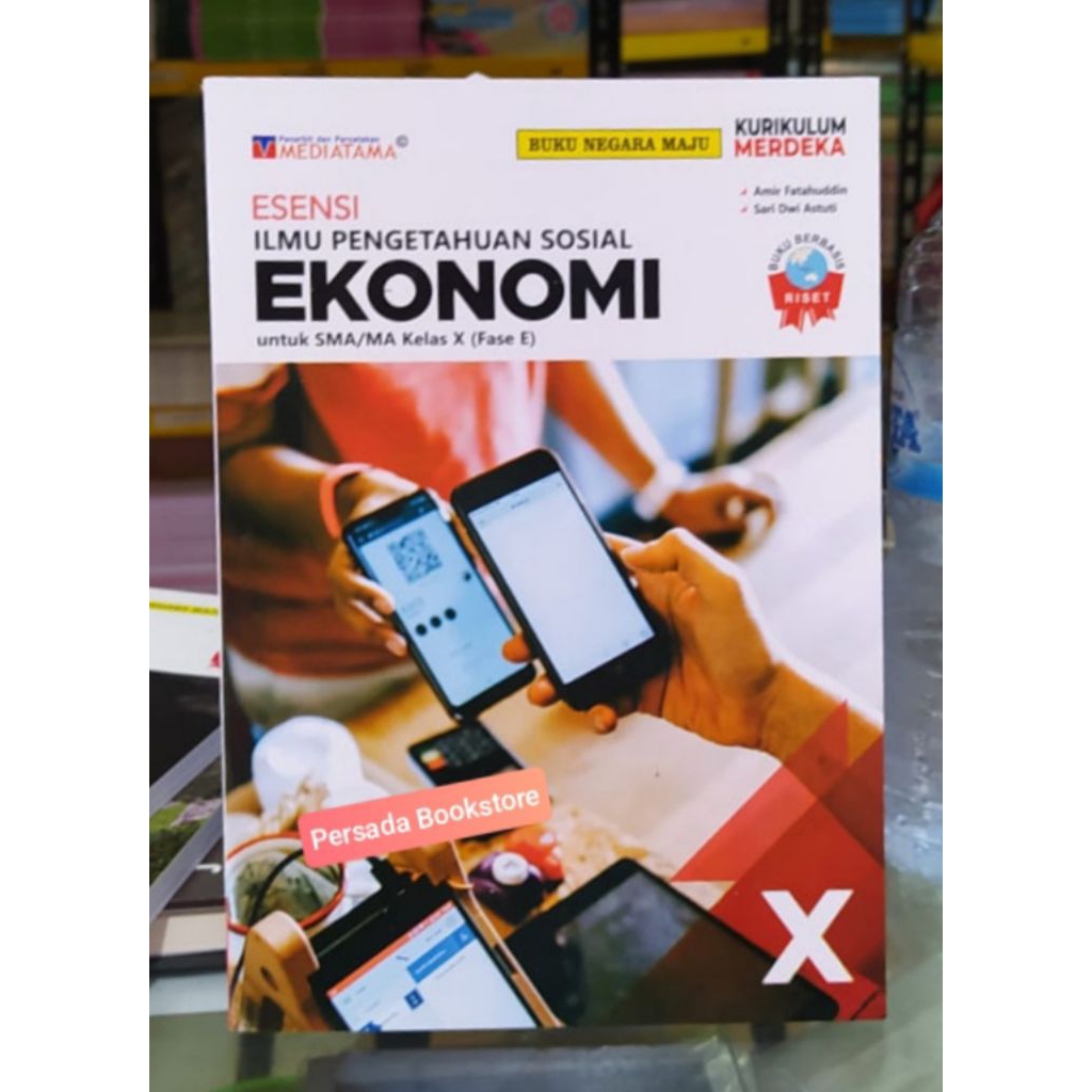Buku Esensi Ekonomi Kelas 10 SMA Kurikulum Merdeka Mediatama