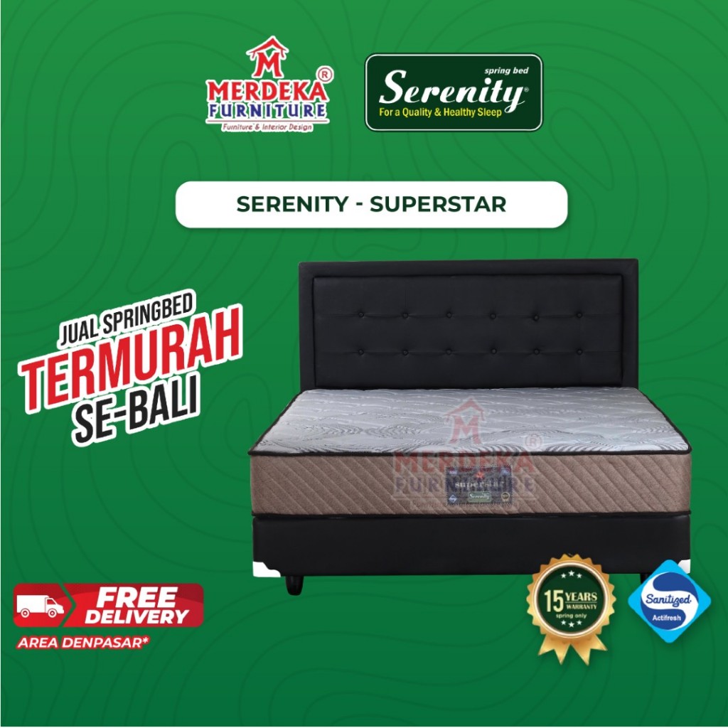 Kasur Elite Serenity Superstar-Spring Bed 160x200