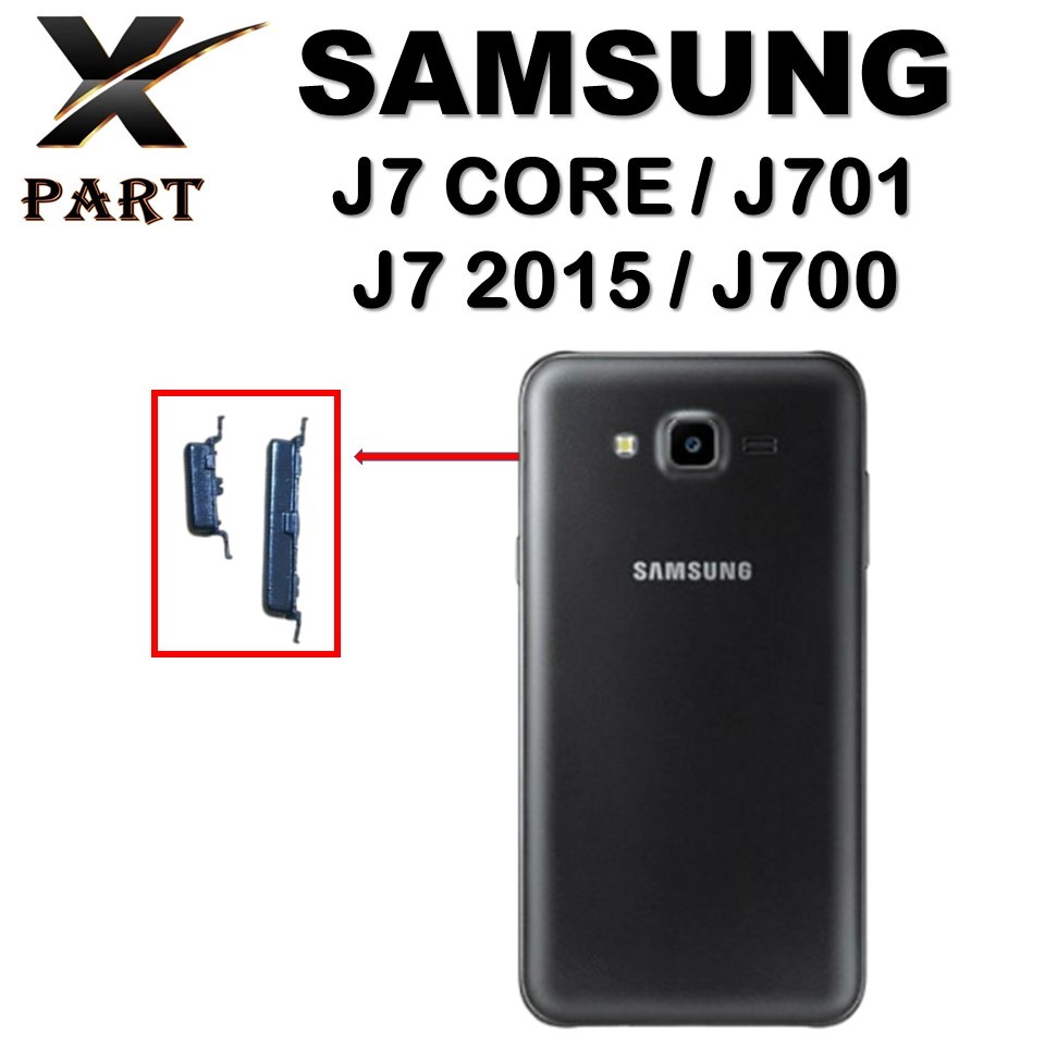 TOMBOL LUAR ON / OFF + VOLUME SAMSUNG J7 CORE / J701 / J7 2015 / J700 ORIGINAL 100%