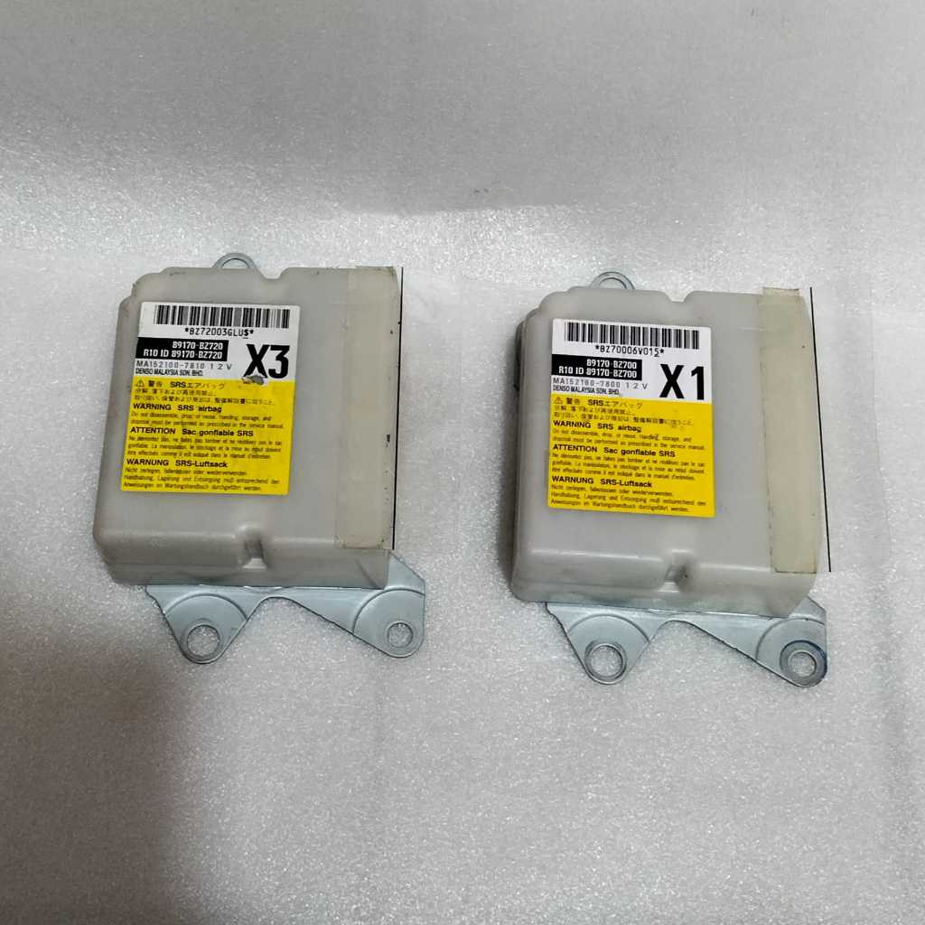 modul ECU airbag toyota avanza xenia 2022 up original (X1 89170-BZ700) (X3 89170-BZ720)