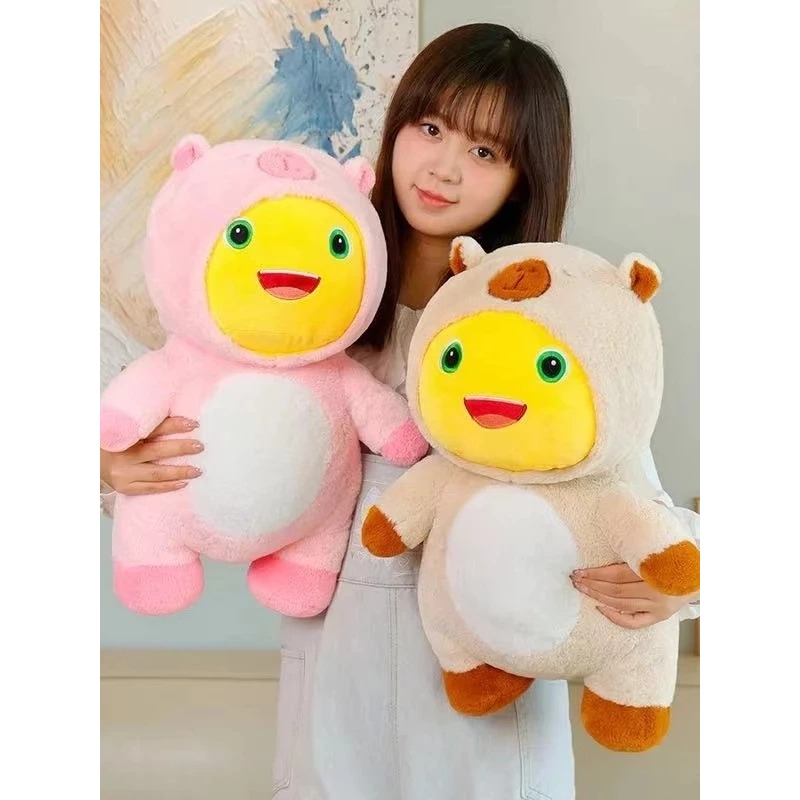 Boneka Astronot Nailong Berubah Wajah Naga Susu Tas Ekspresi Lucu 3 Ekspresi Wajah mainan anak