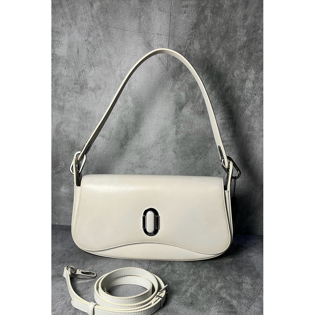 Pedro Shoulder Bag - White (100% Original)
