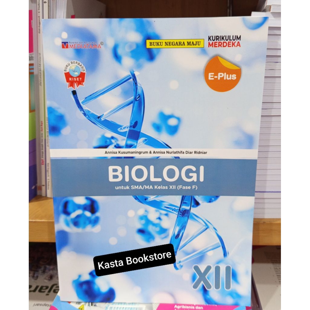 Buku E Plus Biologi Kelas 12 SMA Kurikulum Merdeka Mediatama