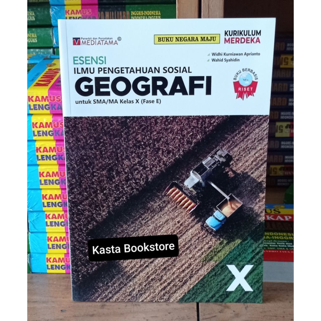 Buku Esensi Geografi Kelas 10 Kurikulum Merdeka Mediatama