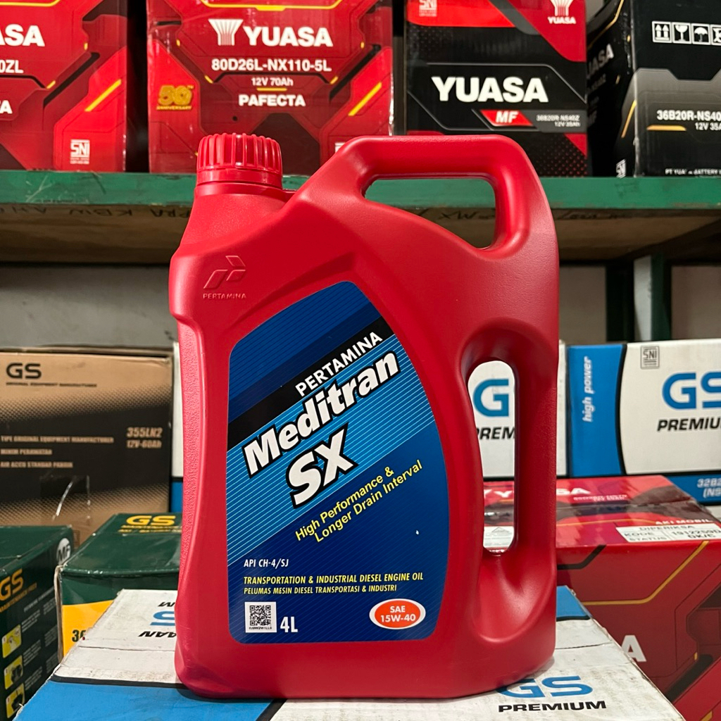 Oli Meditran SX 15W40 | 4 Liter (Oli Mobil Diesel)