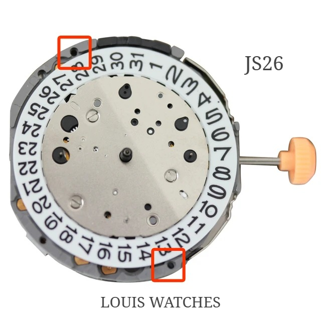 Mesin Jam Tangan Miyota JS26 Chronograph Original 100%