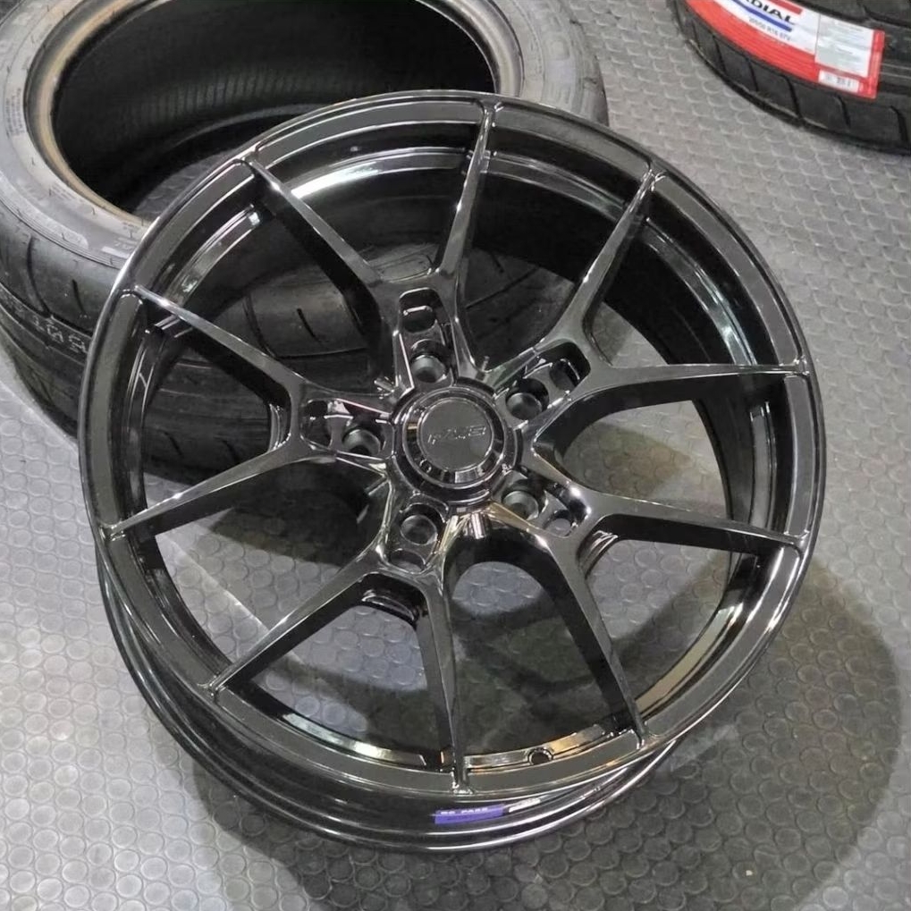 velg mobil ring 18 VOLKRAYS G025 LEBAR 8 PCD 5X120 velg racing r18 bmw f30 byd sealion Landrover