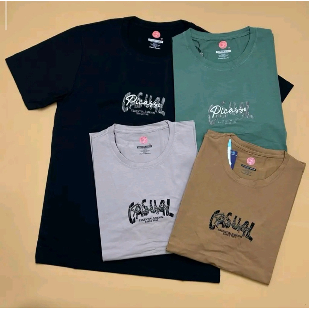 PICASSO | Baju Kaos Oblong Spandek Picasso Original