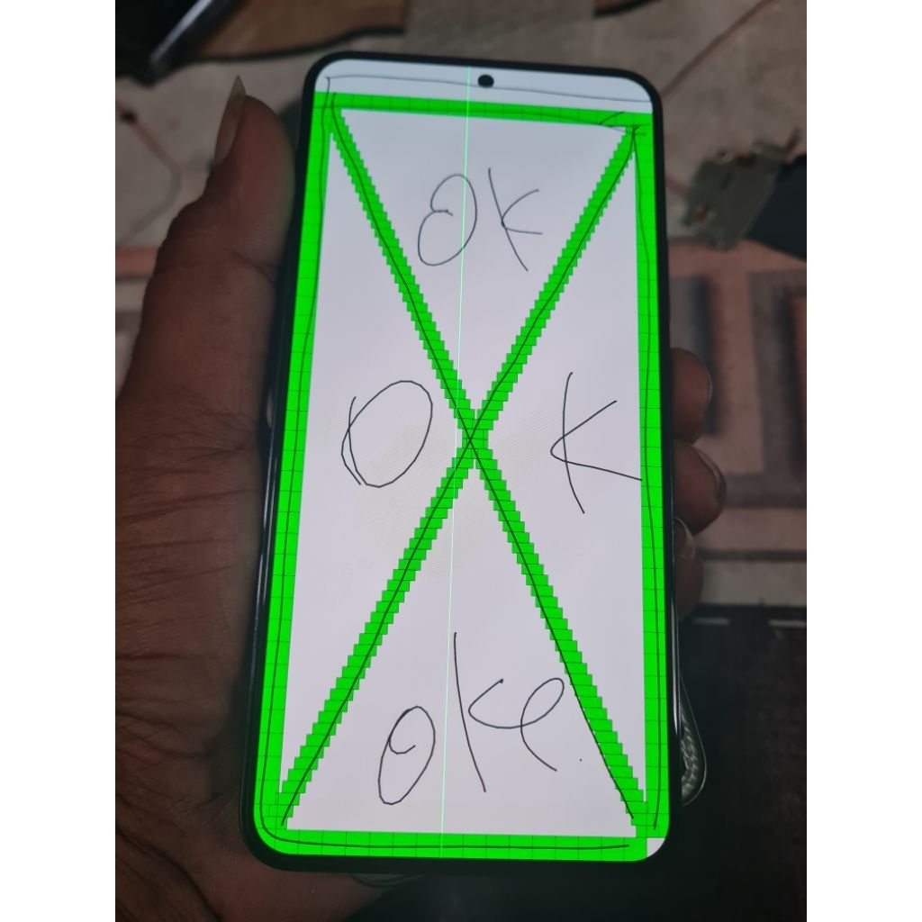 LCD samsung S22 plus original copotan mulus minus normal