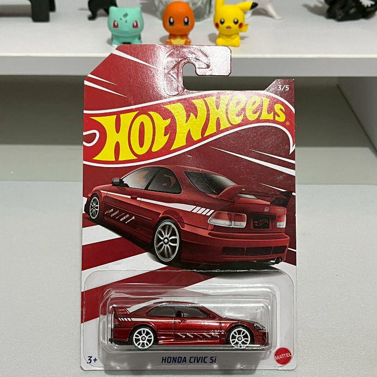 Hotwheels Honda Civic Si Red Metalic