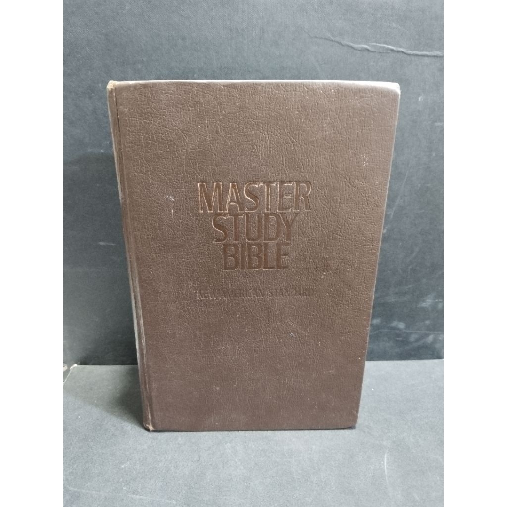 Buku original MASTER STUDY BIBLE new american standard