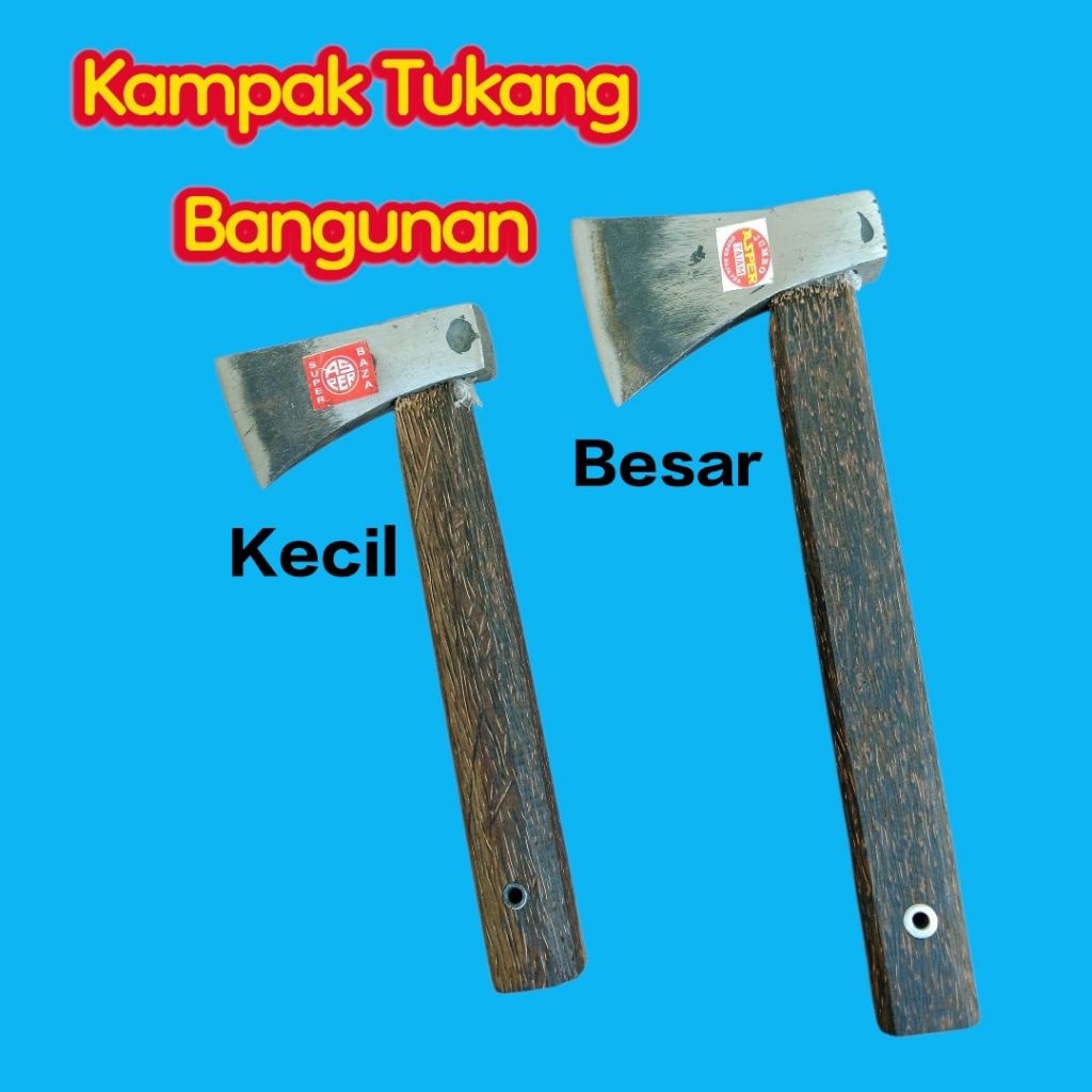 Kampak Baja / Kampak Tukang Bangunan Baja Per