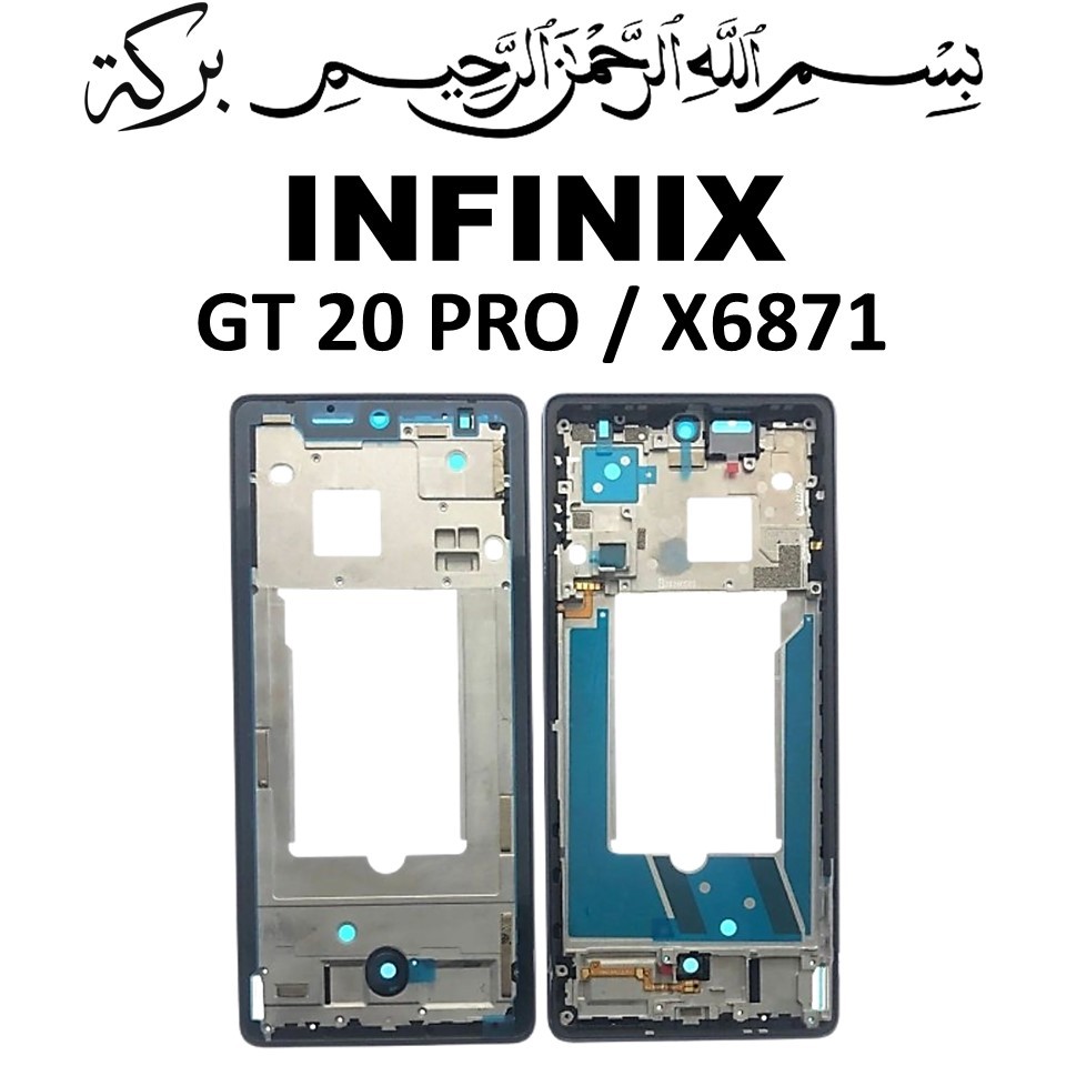 FRAME INFINIX GT 20 PRO / FRAME BEZZEL / DUDUKAN LCD