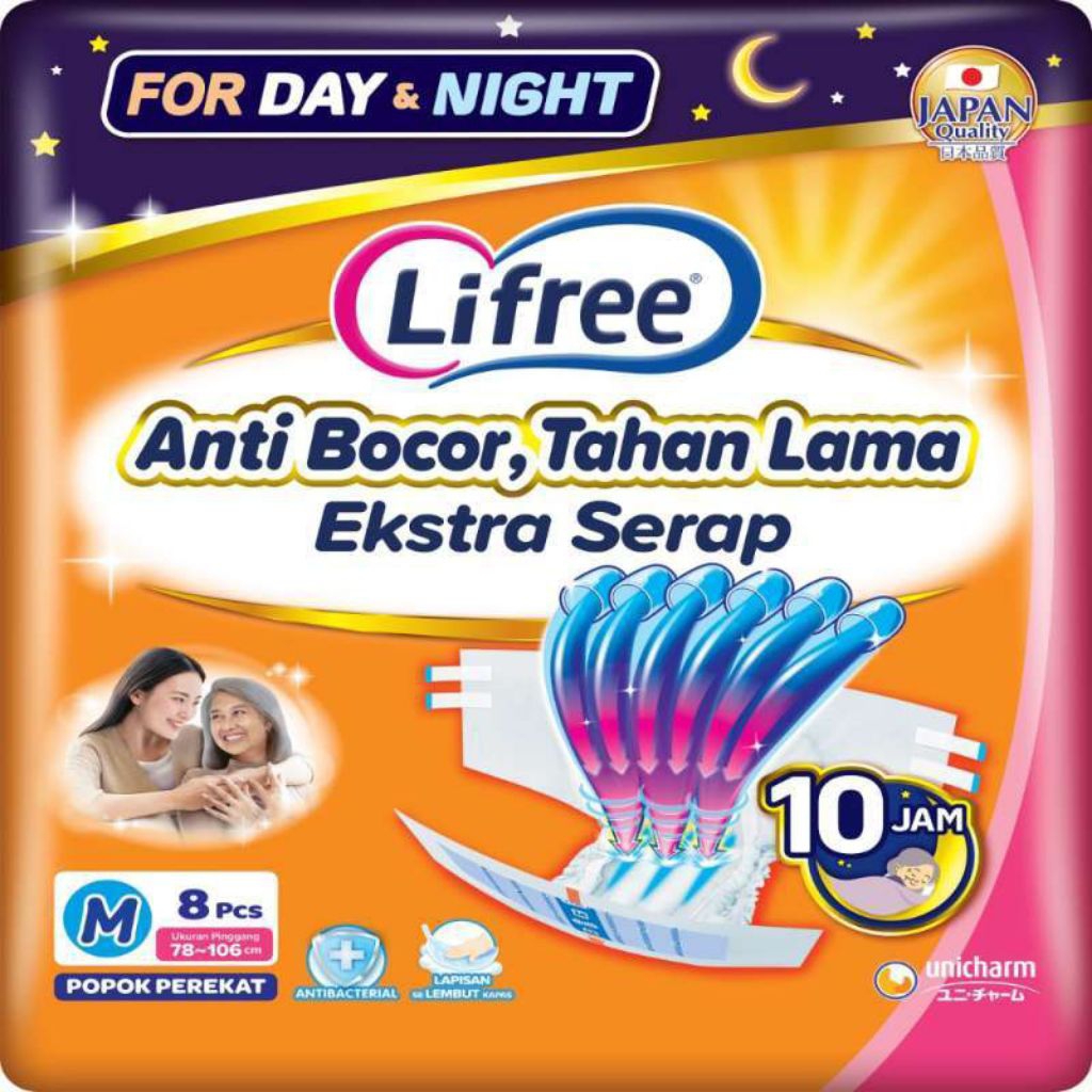 lifree popok perekat dewasa ballan untuk lansia