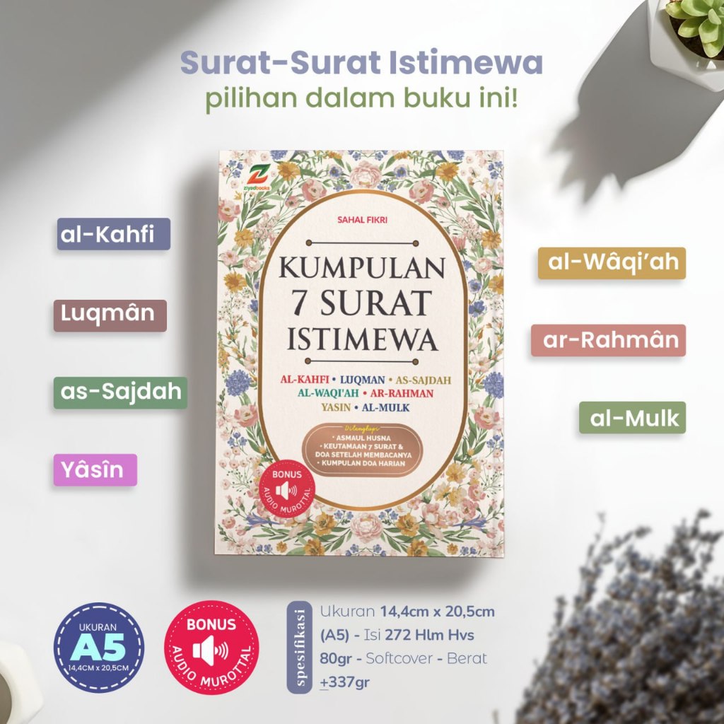 Kumpulan 7 Surat Istimewa - Buku Surah Al-Qur'an dengan Keutamaan Luar Biasa - Ziyadbooks