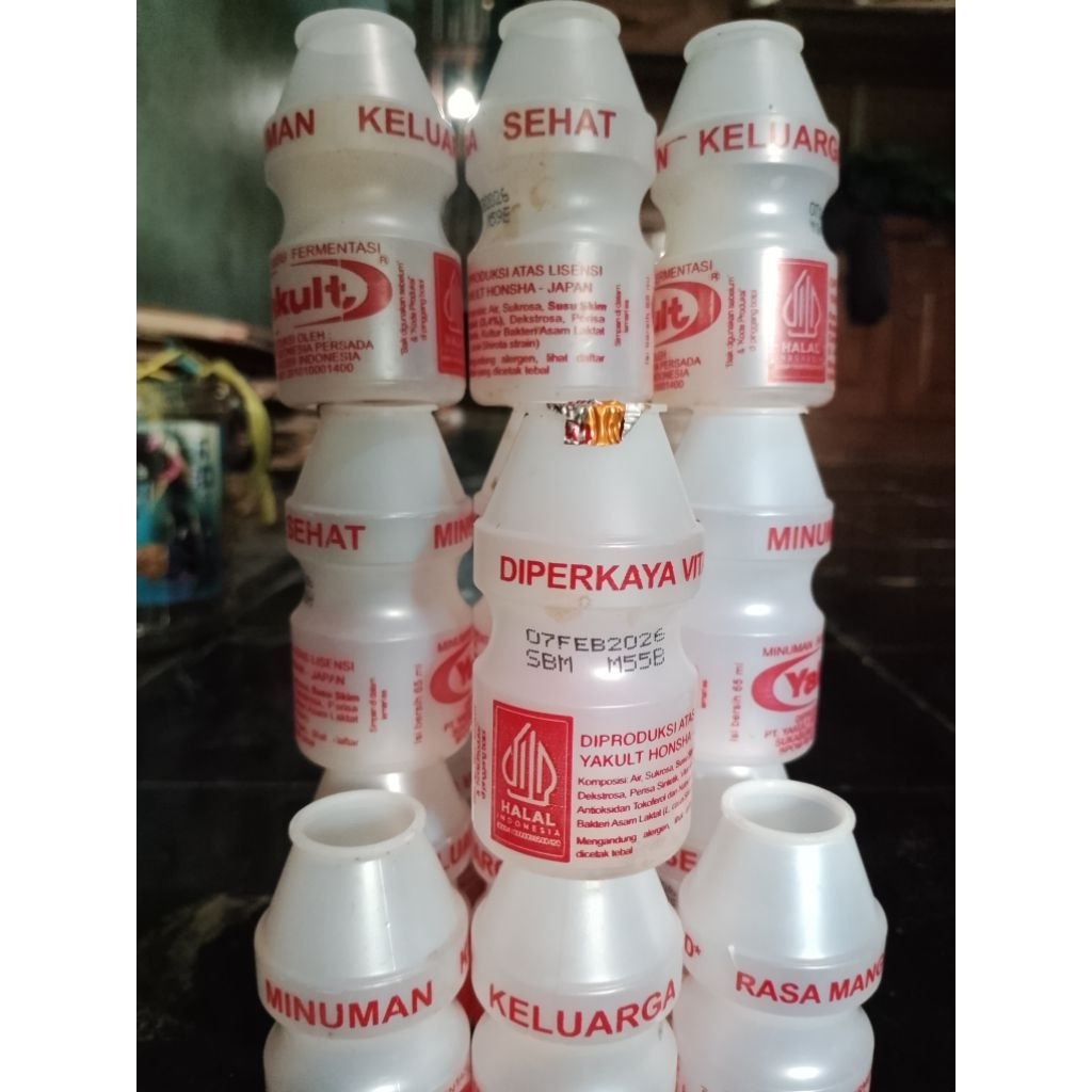 Botol bekas yakult