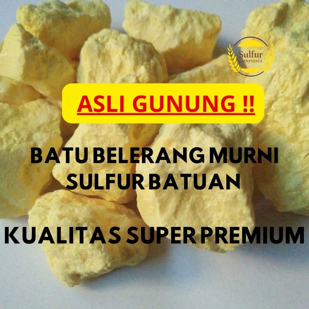 BELERANG SULFUR MURNI BATUAN GUNUNG ‼️BELERANG/SULFUR/BELERANG BONGKAHAN