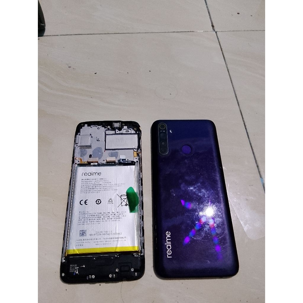 LCD ORIGINAL COPOTAN REALME 5/5i/C3/6i SET FRAME