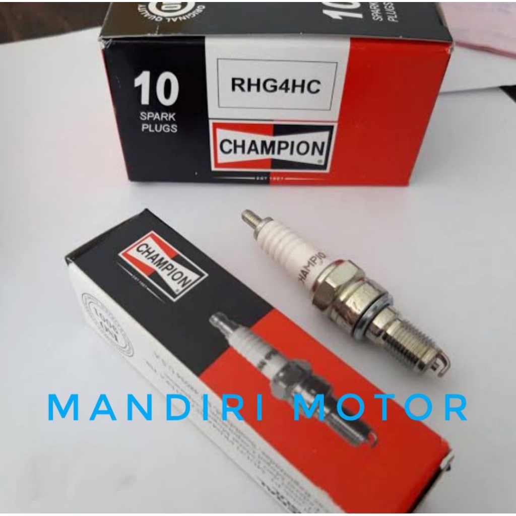 Busi Champion RHG4HC Busi Vario Karbu Vario Techno 110 Karbu Original Asli