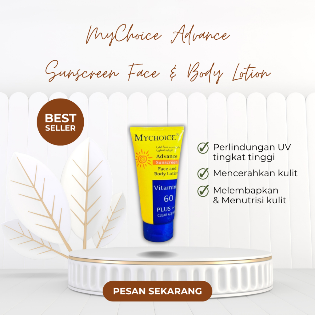 MYCHOICE ADVANCE SUNSCREEN FACE AND BODY LOTION 60++