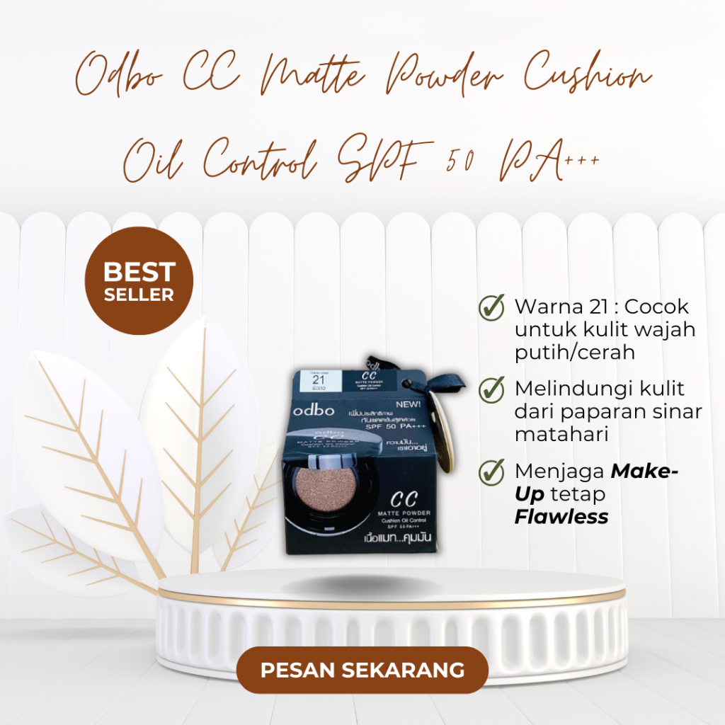 ODBO CUSHION SPF 50PA+++ ORIGINAL THAILAND