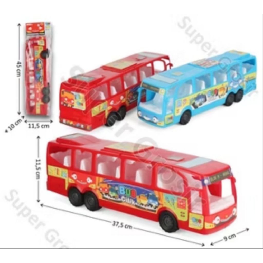 Mainan Anak Mobil Bus Tayo ukuran besar/ Mainan Bus