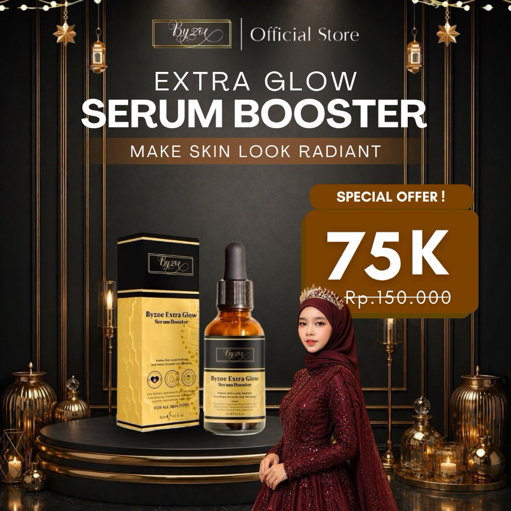 Byzoe Ekstra Glowing Serum Booster Ekstra Glowing - Mencerahkan dan Melembabkan Serum Booster