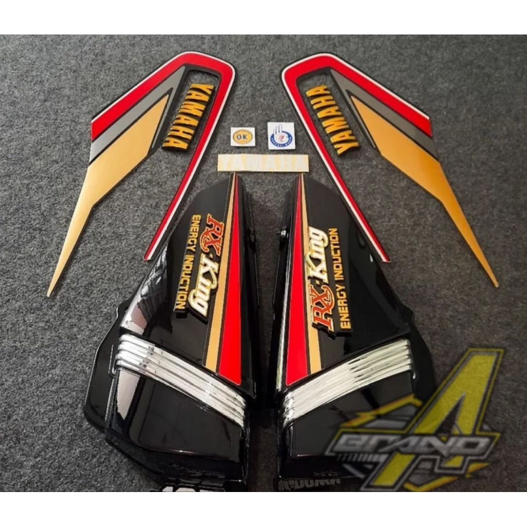COVER BOK AKI YAMAHA RX-KING 92 COBRA ORI IMPORT FULLSET EMBLEM