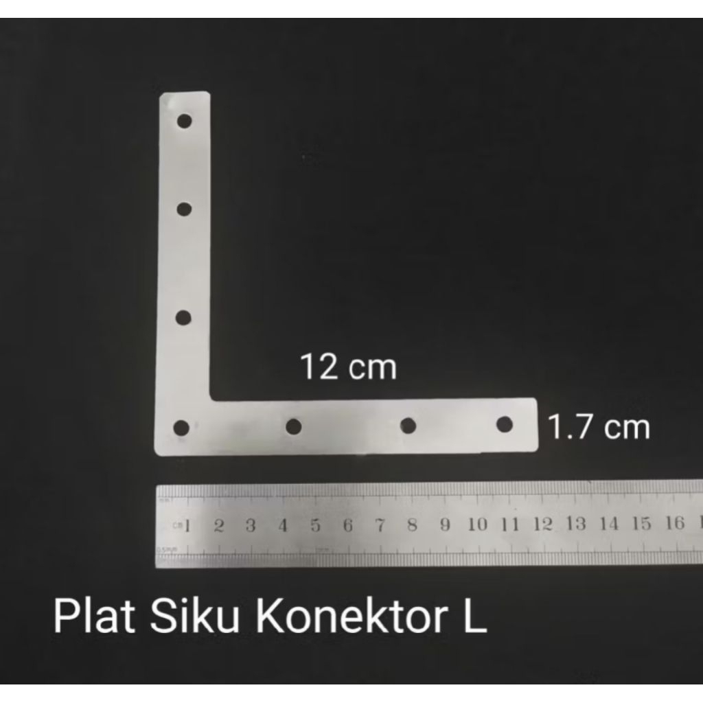 konektor siku L atau plat siku lubang/plat siku L sudut