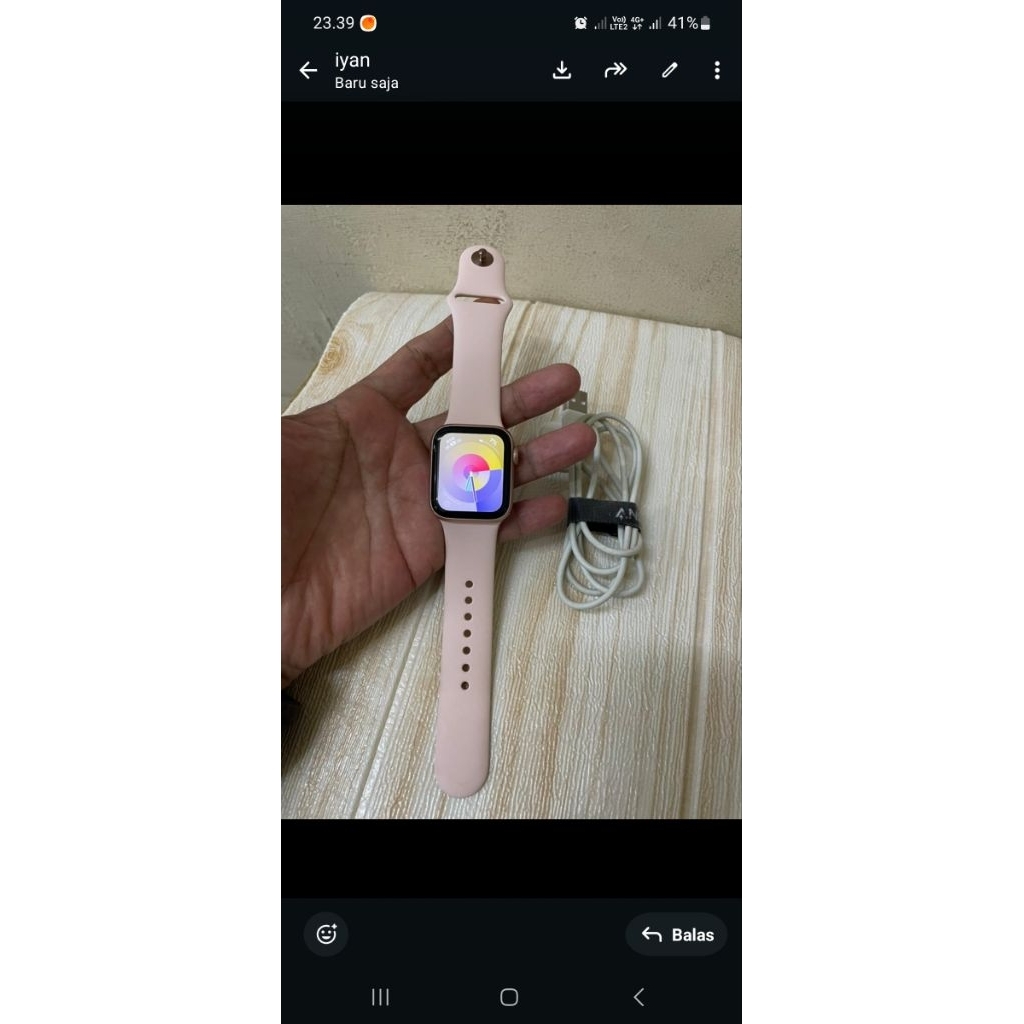 apple watch series 4 40 mm pink