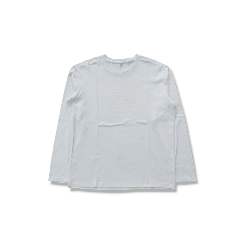 [Size XL] Kaos Polos UNIQLO Lengan Panjang - Original