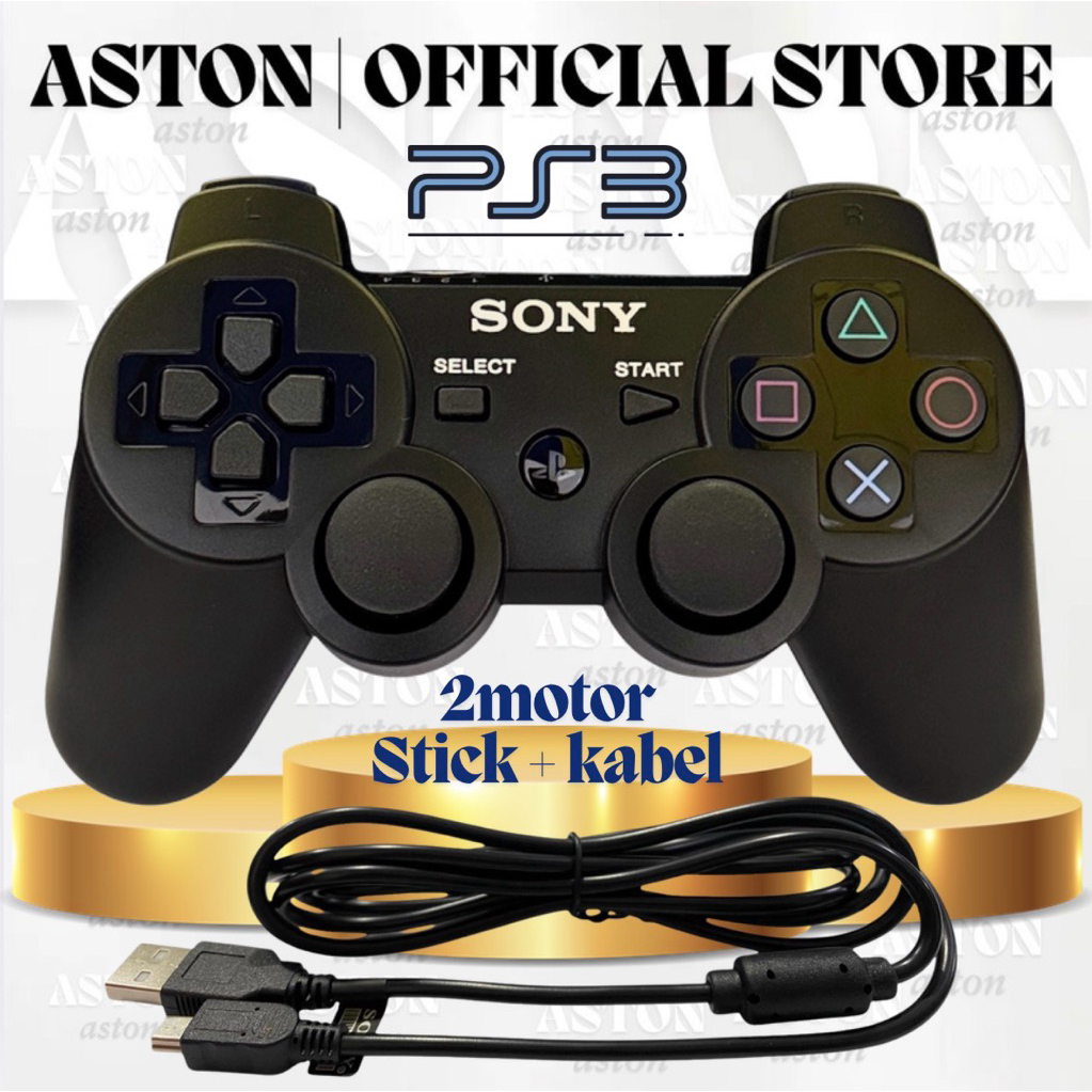 STICK PS3 wireless 2motor + KABEL CHARGER