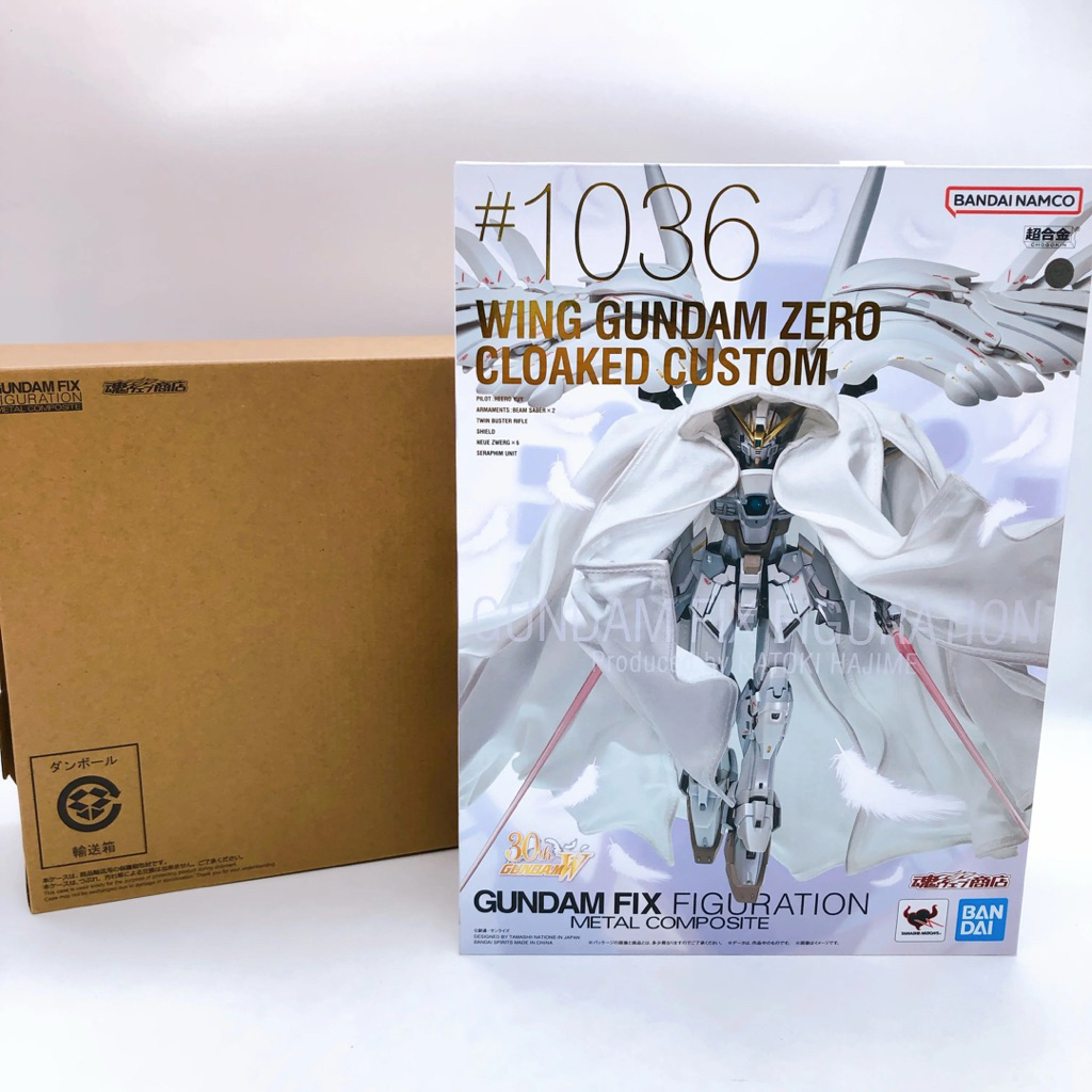 Gundam Fix Figuration Metal Composite Wing Gundam Zero Cloaked Custom Action Figure Bandai Toy