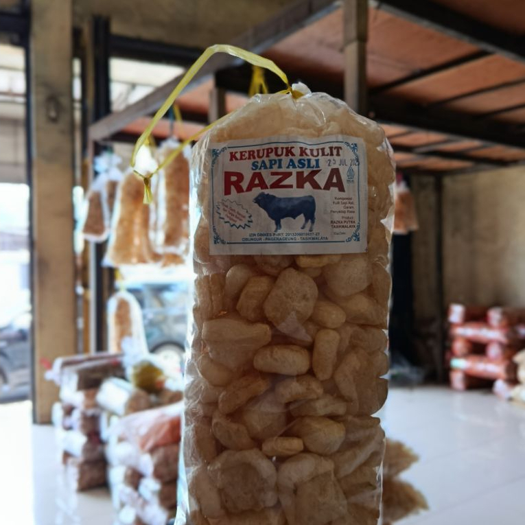 Krupuk Rembak Kulit Sapi Cemilan Kering