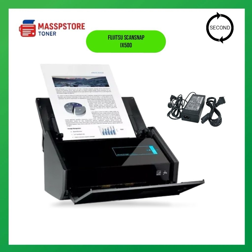 Scanner Fujitsu scansnap IX 500 werles siap pakai